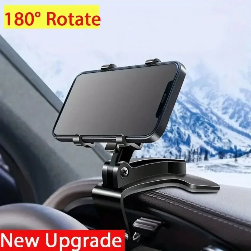 2025 New Universal 360° Rotation Car Phone Holder Stand Dashboard Car Clip Mount GPS Bracket Car Mobile Phone Support in Car