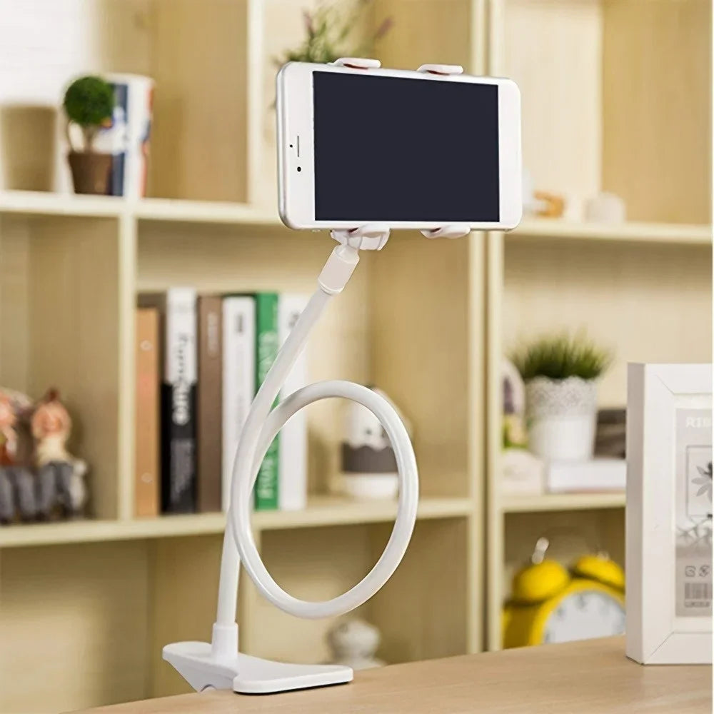 Universal Long Arm Lazy Person Bracket Mobile Phone Clamp Bedside Desktop Support For iPhone Xiaomi Huawei Samsung Phone Stands