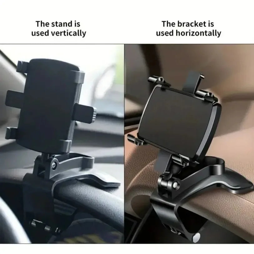 2025 New Universal 360° Rotation Car Phone Holder Stand Dashboard Car Clip Mount GPS Bracket Car Mobile Phone Support in Car